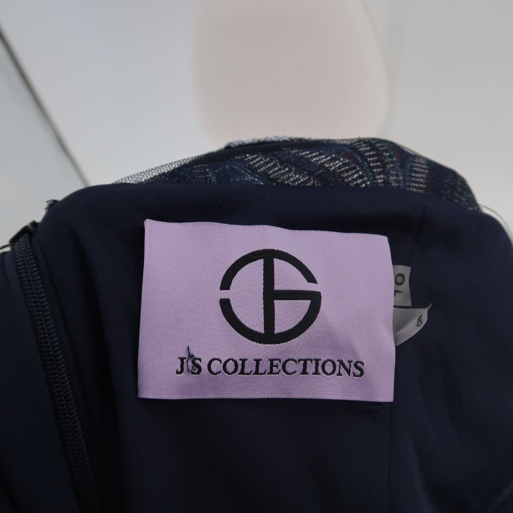 Js Collections Embroidered Elbow Sleeve Cocktail … - image 5